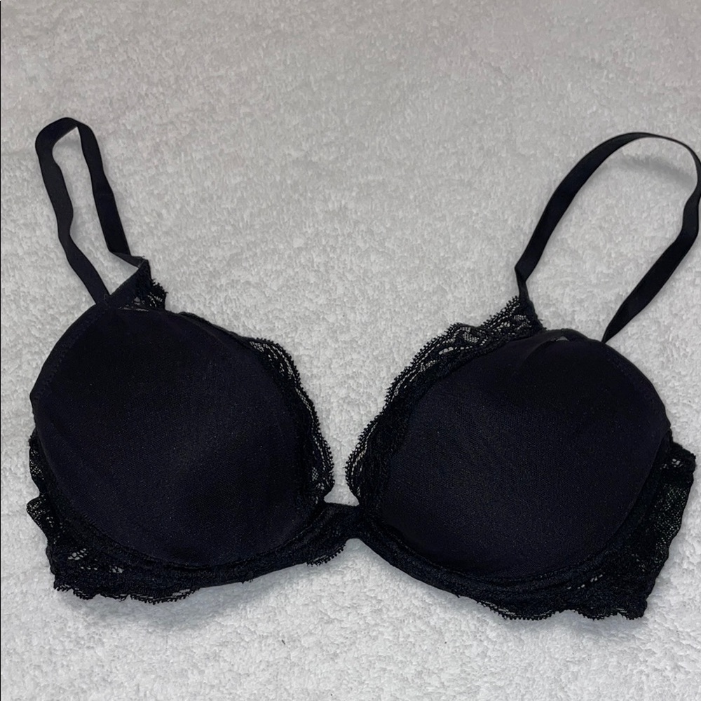 Elegant Black Lace Bra